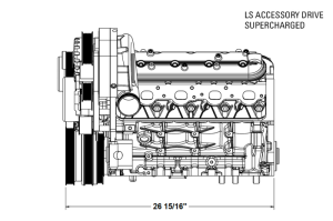 ATI/Procharger - ProCharger Chevy LS Serpentine Accessory Drive Kit With F-1A-94-I Supercharger Intercooled Head Unit - Image 7