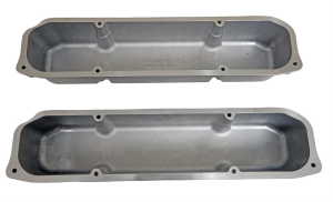 Trickflow - Trickflow BBM Cast Aluminum 3.688" Tall Valve Covers - Raw Aluminum - Image 2