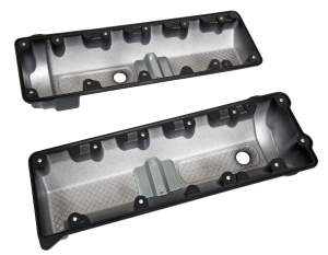 Trickflow - Trickflow Ford 4.6L/5.4L Cast Aluminum 11-Bolt Valve Covers - Black - Image 2