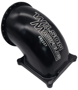 Wilson Manifolds 123MM 4500 Billet Elbow V-Band - Anodized Black