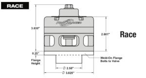 ATI/Procharger - ATI Red Race Valve With Mounting Hardware - Open (Steel Flange) - Image 2