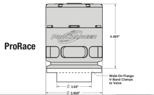 ATI/Procharger - ATI Big Black ProRace Valve With 3" Aluminium Tubing Kit & Mounting Hardware - Open - Image 2