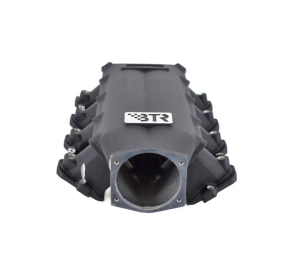 BTR LS Trinity Cast Aluminum Intake Manifold for GM Cathedral Port Heads - Black Finish