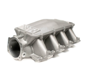 BTR LS Equalizer 1 Cast Aluminum Intake Manifolds for GM Cathedral Port Heads - Natural Finish