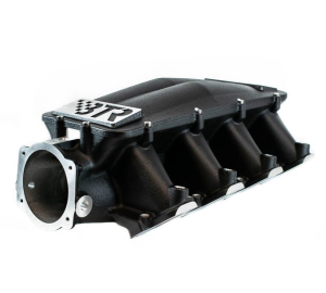 Brian Tooley Racing - BTR LS Equalizer 1 Cast Aluminum Intake Manifolds for GM Cathedral Port Heads - Black Finish - Image 1