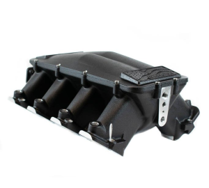 Brian Tooley Racing - BTR LS Equalizer 1 Cast Aluminum Intake Manifolds for GM Cathedral Port Heads - Black Finish - Image 2