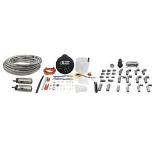 Dual DW400 415LPH Fuel Pumps DeatschWerks Drop-In Module For Hemi (Not Compatible With 6.2L Engines) W/ PTFE Plumbing Kit