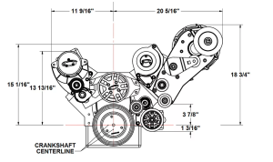 ATI/Procharger - ProCharger SBC Front End Accessory Serpentine Drive Kit - Image 8