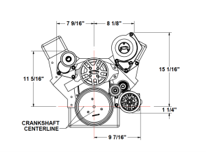 ATI/Procharger - ProCharger SBC Front End Accessory Serpentine Drive Kit - Image 12