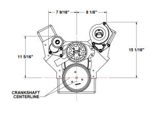 ATI/Procharger - ProCharger SBC Front End Accessory Serpentine Drive Kit - Image 14