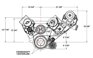 ATI/Procharger - ProCharger BBC Front End Serpentine Front End Accessory Drive Kit With Procharger Supercharger Bracket - Image 2