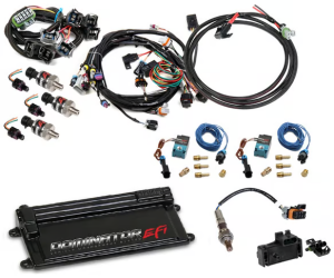 Holley LS1/LS6 Dominator ECU For EFI Conversion W/ 3Bar MAP Sensor, NTK Wideband & Dual 3 Port Boost Control Solenoids - 24X/1X