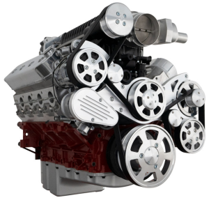 CVF Racing - CVF Wraptor LS FEAD System For Whipple 2.3L or 2.9L With Alternator & AC - Polished - Image 3