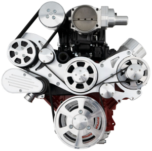 CVF Racing - CVF Wraptor LS FEAD System For Whipple 2.3L or 2.9L With Alternator Only - Polished - Image 2