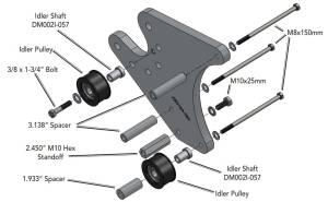 ATI/Procharger - ProCharger 2018-23 Mustang GT H.O. Supercharger Mounting Bracket - Image 1