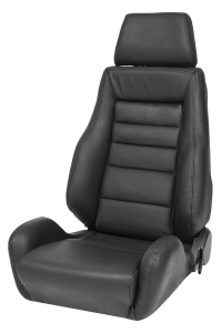 Corbeau-Blem - Blemished Corbeau GTS II Black Leather Reclining Racing Seat - Pair - Image 1