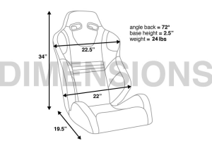 Corbeau-Blem - Corbeau SXS Orange/Black Vinyl Fixed Back Racing Seat - Pair *Discontinued* - Image 2