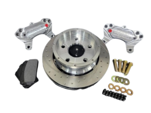 Aerospace Chevy Corvette C7 2014-2019 4 Piston Front Pro-Street Drilled and Slotted Disc Brakes