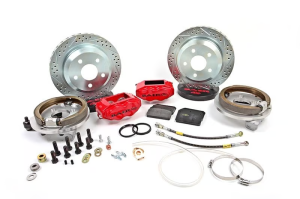 Baer F-Body/X-Body 4 Piston SS4 Rear Disc Brakes W/ Parking Brake - 12" Disc (Requires OE 10/12 Bolt C-Clip Rear End)