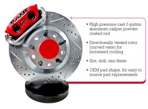 Baer Brakes  - Baer 1978-1988 GM G-Body 2 Piston Classic Rear Disc Brakes - 13" Disc - Image 2