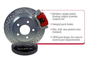 Baer Brakes  - Baer 1978-1988 GM G-Body Single Piston Classic Rear Disc Brakes - 11.65" Disc - Image 2