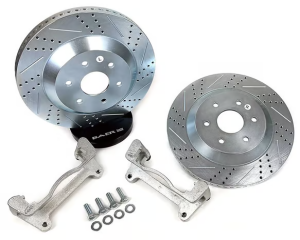 Baer 21+ Jeep Wrangler / 20+ Jeep Gladiator Big Claw Performance Rear Rotors Upgrade - 14" Disc (Reuses OE Caliper)