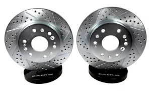 Baer Brakes  - Baer 2009-2021 GM Camaro/CTS-V 6.2L Claw Performance Rear Rotors Upgrade - (Reuses OE Caliper) - Image 1