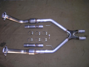 Bassani 2005-2009 Ford Mustang GT 4.6L 3V 2-1/2" X Pipe - Manual Only