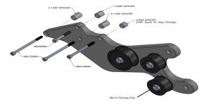 ATI/Procharger - ProCharger 2018-21 Dodge Durango 6.4L Supercharger Mounting Bracket & Tensioner - Image 2