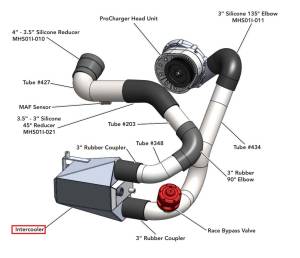 ATI/Procharger - ProCharger 2016-24 Camaro SS & ZL1 Air to Water Competition Race Intercooler - Image 3