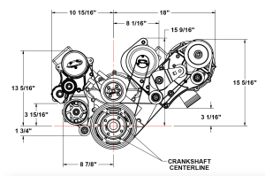 ATI/Procharger - ProCharger SBF Modular Front End Accessory Serpentine Drive Kit With ProCharger Supercharger Bracket - Image 2