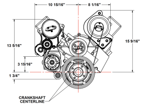 ATI/Procharger - ProCharger SBF Modular Front End Accessory Serpentine Drive Kit With ProCharger Supercharger Bracket - Image 4