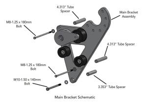 ATI/ProCharger Parts - ProCharger 2015-20 Ford F-150 H.O. & Stage II Supercharger Mounting Bracket - Image 2