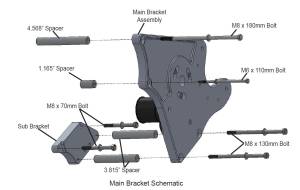 ProCharger 2021-23 Ford F-150 Stage 2 Supercharger Mounting Bracket