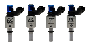 FIC 3000cc Low Z Flow Matched Fuel Injectors - Set of 4