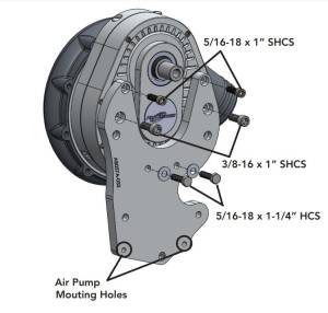 ProCharger 2018-22 Jeep Wrangler JL & Gladiator Supercharger Mounting Bracket 