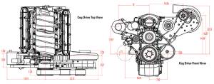 ATI/ProCharger Parts - ProCharger LSX Cog Supercharger Mounting Bracket - Image 2