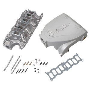 Trick Flow Track Heat Intake Manifolds for Ford 5.0L Silver