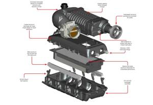Whipple Superchargers - Whipple GM LSX Rear Feed 2.3L Supercharger Intercooled Hot Rod Kit W140AX - Image 5