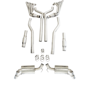 Texas Speed 2010-2015 Chevy Camaro SS/ZL1 1-7/8" Long Tube Headers and Catted X-Pipe w/ Dual Exit Axle-Back