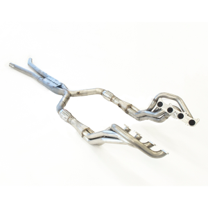 Texas Speed 2015+ Ford Mustang 5.0L 1-7/8" Long Tube Headers w/ 3" Catted X-Pipe 