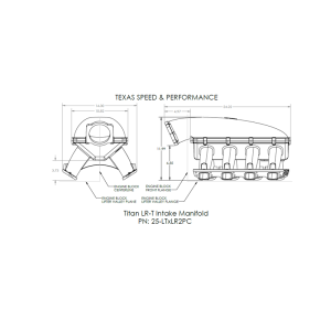 Texas Speed - Texas Speed Titan LR-T LT1/LT4 102mm Cast Long Runner Intake Manifold - Natural  - Image 6