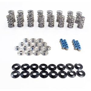 Texas Speed LS7 Polished Dual Valve Spring Kit w/ Titanium Retainers - .660 Lift