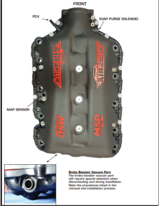 Holley - MSD Atomic AirForce Gen V LT1 103mm Intake Manifold - Red Logo - Image 6