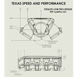 Texas Speed - Texas Speed Low-Pro LS 103mm Black Cast Intake Manifold - Cathedral Port - Image 5