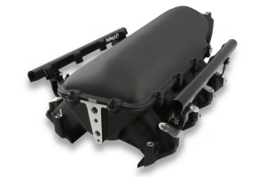 Holley - Holley Lo-Ram LS3 Intake Manifold w/ High Flow Fuel Rails - Black - Image 3