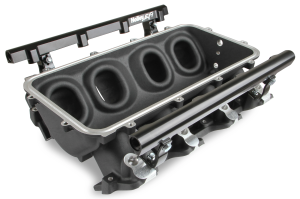 Holley - Holley Lo-Ram LS1/LS2/LS6 Intake Manifold w/ High Flow Fuel Rails - Black - Image 2