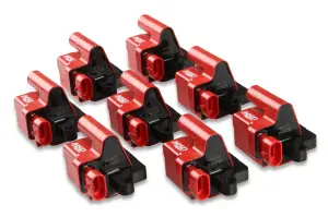 Holley - MSD Ignition Coil - GM LS Blaster Series - L-Series Truck Engine 1999-2007 - Red - 8-Pack - Image 2