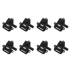 MSD LS Blaster Ignition Coil Kit For 1997-2006 GM LS1/LS6 Engines - Black