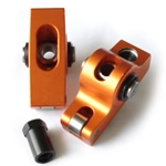 Harland Sharp SBC 3/8" Stud Mount Split Ratio Roller Rocker Arms, 1.5/1.6 Ratio, for SBC 262-400 Heads